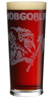 Hobgoblin 0.4L beer glass